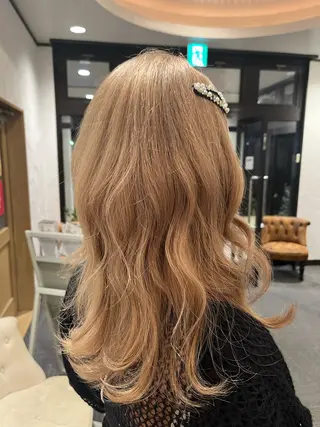 ロング ツヤ感カラー 🩵かりんのヘアスタイル
