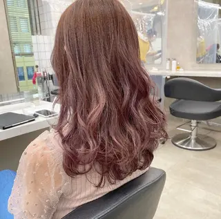 セミロング カラー ヘアアレンジ 💞あざと可愛い💞 児玉大地のヘアスタイル