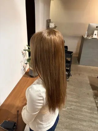 ロング 名田 凌佑のヘアスタイル