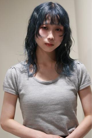 ロング カラー パーマ 浅野 匠のヘアスタイル