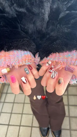 ネイル niconail 🧣ayu 📍烏山のネイルデザイン
