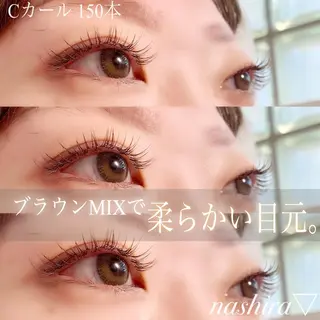 マツエク・マツパ nashira恵比寿 まつ毛&眉毛サロンのマツエク・マツパデザイン