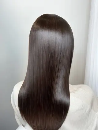 ロング 桑田 新菜のヘアスタイル