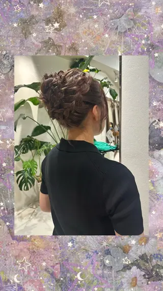 ロング ヘアアレンジ/艶 カラー/ASAHIのヘアスタイル