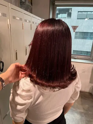 セミロング 🪞透明感カラー🫧 縮毛矯正🥇かずきのヘアスタイル