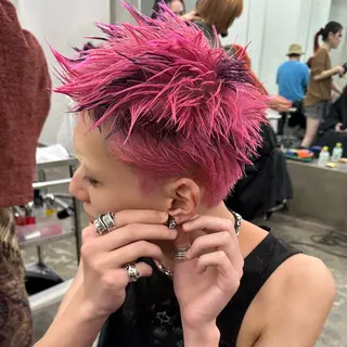 ショート カラー メンズ 渋谷メンズショート 特化🥋　渡邊健流のヘアスタイル