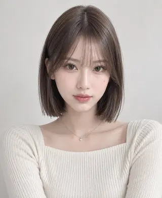 ミディアム 結衣 カットモデル募集中のヘアスタイル
