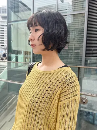 ショート パーマ hanami /名駅のヘアスタイル