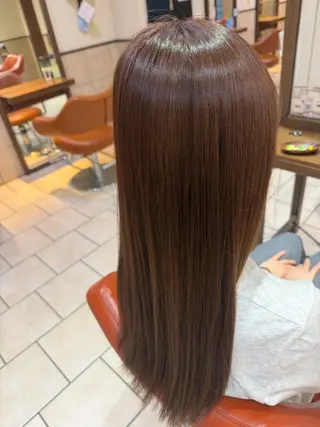 ロング カラー 井上 琉菜のヘアスタイル