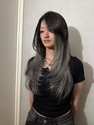 ロング カラー ハイトーン特化 /縮毛矯正/あかりのヘアスタイル
