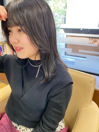 セミロング ☘️ボブ、レイヤー お任せを♪☘️宇梶のヘアスタイル
