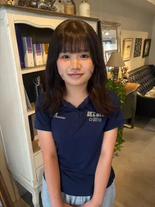 セミロング カラー ichika/福岡 /透明感カラー🤎のヘアスタイル