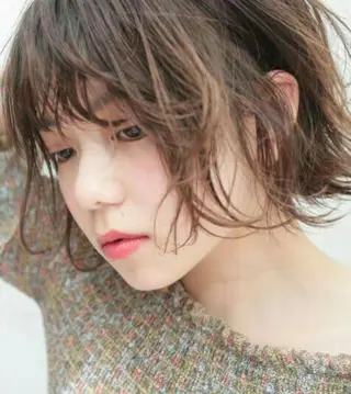 ショート カラー パーマ 畑中秀平💛艶髪💜 Babylon 代表のヘアスタイル
