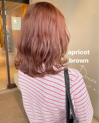 ミディアム カラー ハイトーンカラー♡ yuのヘアスタイル
