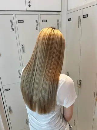 ロング 韓国・艶カラー🌙 Runa🌙のヘアスタイル