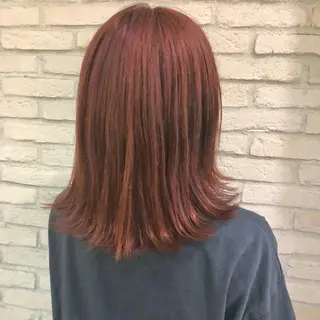 ミディアム カラー 大平 美沙のヘアスタイル