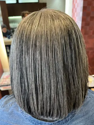 ミディアム パーマ 織田 英之のヘアスタイル