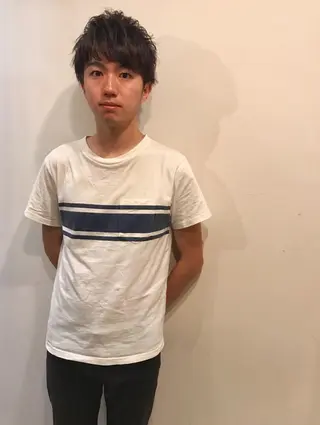 ショート パーマ メンズ 中村 梨沙のマツエク・マツパデザイン