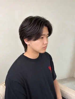 ミディアム メンズ メンズ特化✨パーマス タイル大得意安田海斗のヘアスタイル