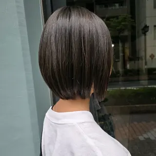 ショート パーマ ハヤシ マユ ✂ 府中美容室のヘアスタイル