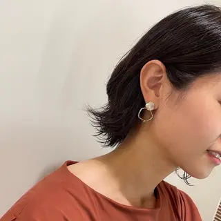 ショート 🦋山出莉花 /ぱつっとボブ🦋のヘアスタイル