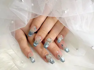 ネイル ワンホン韓国ちゅるん ネイル✨🎀AMIのネイルデザイン