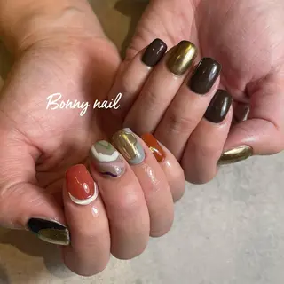 ショート ネイル BONNY NAIL 【えみか】のネイルデザイン