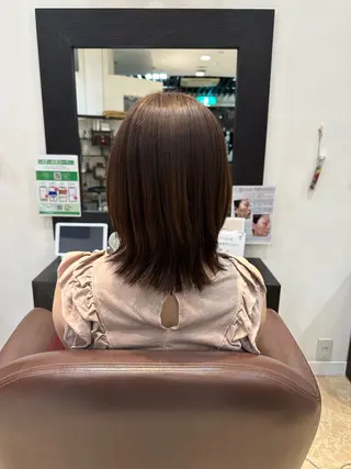 ミディアム 保井 実奈美のヘアスタイル