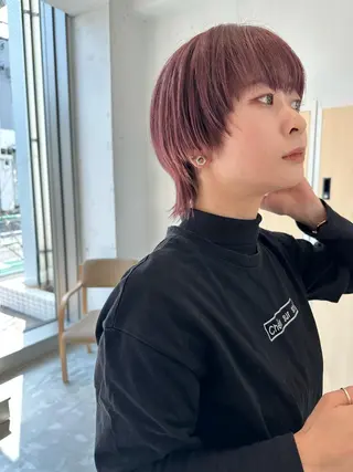 ショート カラー iizuka akiのヘアスタイル