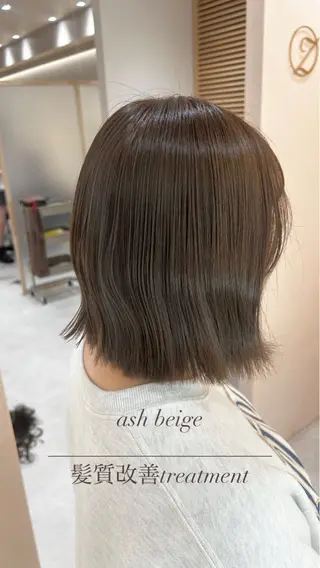 セミロング カラー 🫧赤み消し*艶髪 nanami🫧のヘアスタイル