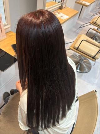ロング 藤田 小波のヘアスタイル