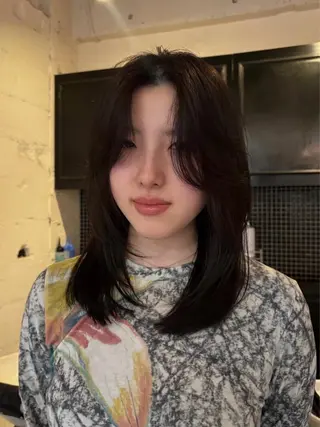 ミディアム レディースカット🎀 NANAHAのヘアスタイル