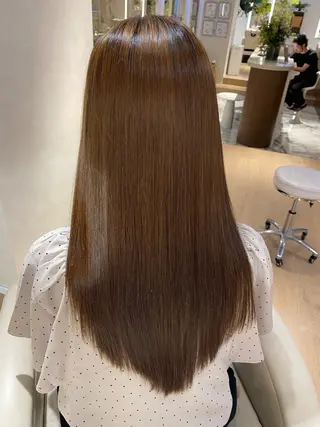 ロング 髪質改善ストレート ✂️前田龍之介のヘアスタイル