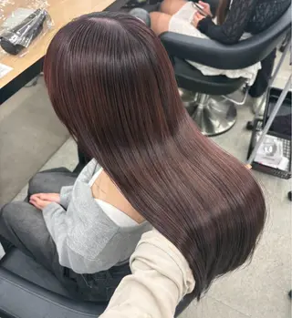 ロング miku/ラベンダー 透明感カラー🪻❤︎のヘアスタイル