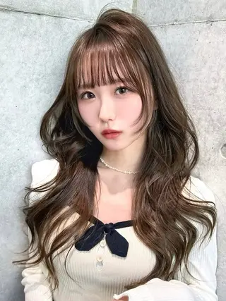 セミロング カラー 💎髪質改善💎 LondMeliaのヘアスタイル