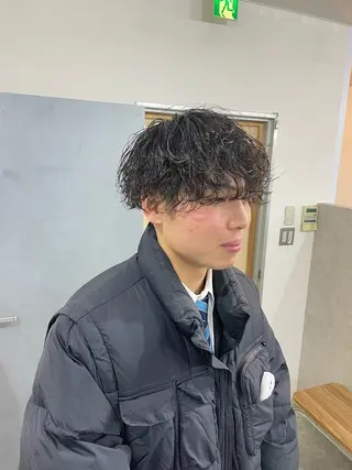 パーマ メンズ エビスザキレン/メン ズ/心斎橋🌳のヘアスタイル