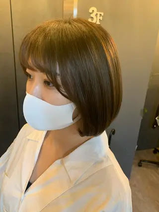ショート カラー レイヤースタイル⭐️ 村上のヘアスタイル