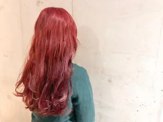 ロング カラー 藤原 ちひろのヘアスタイル