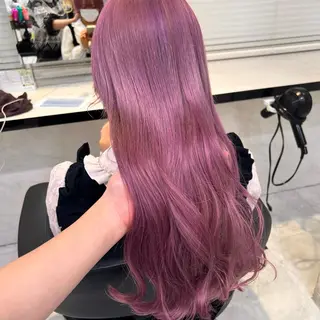 ミディアム カラー ヘアアレンジ 💕上野美容師☁ ブリーチ💖サワのヘアスタイル