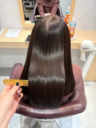 セミロング カラー 透明感/チョコカラー 💍TAMA💍のヘアスタイル
