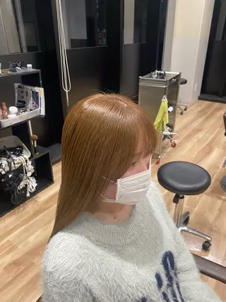 セミロング カラー 上品なダブルカラー✨ 藤江 広人のヘアスタイル