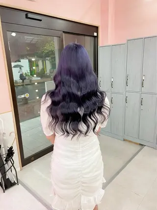 ロング カラー ヘアアレンジ メンズ ハイトーン特化💍 NØRN💍韓国のヘアスタイル