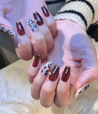セミロング ninabeauty 新宿のネイルデザイン