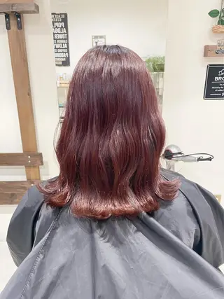 セミロング KAI RIKAのヘアスタイル