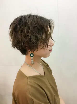 ショート パーマ ヘアアレンジ メンズスタイル ly本厚木のヘアスタイル