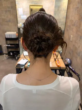 セミロング 前田 みのりのヘアスタイル