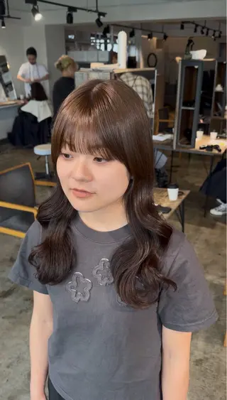 カラー カラーモデル/透明感 カラー/coco🎀のヘアスタイル