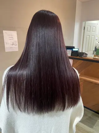 ロング カラー カジ エリナのヘアスタイル