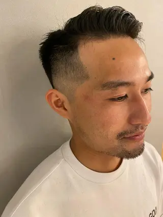 メンズ unopulir 景山 凌のヘアスタイル