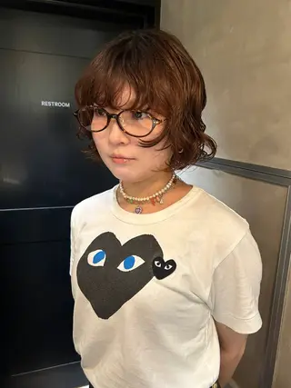 ショート パーマ デザイン/アレンジ ❤︎イシイレイのヘアスタイル